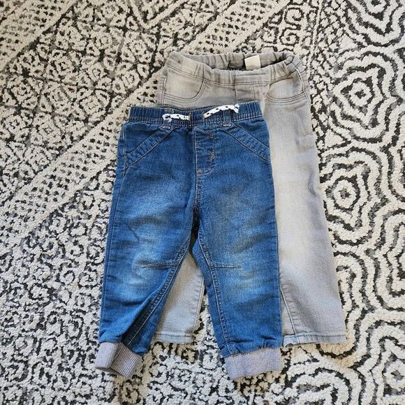 3/$15 Toddler Girl Jeans Bundle Size 12-18 Months - Picture 1 of 3